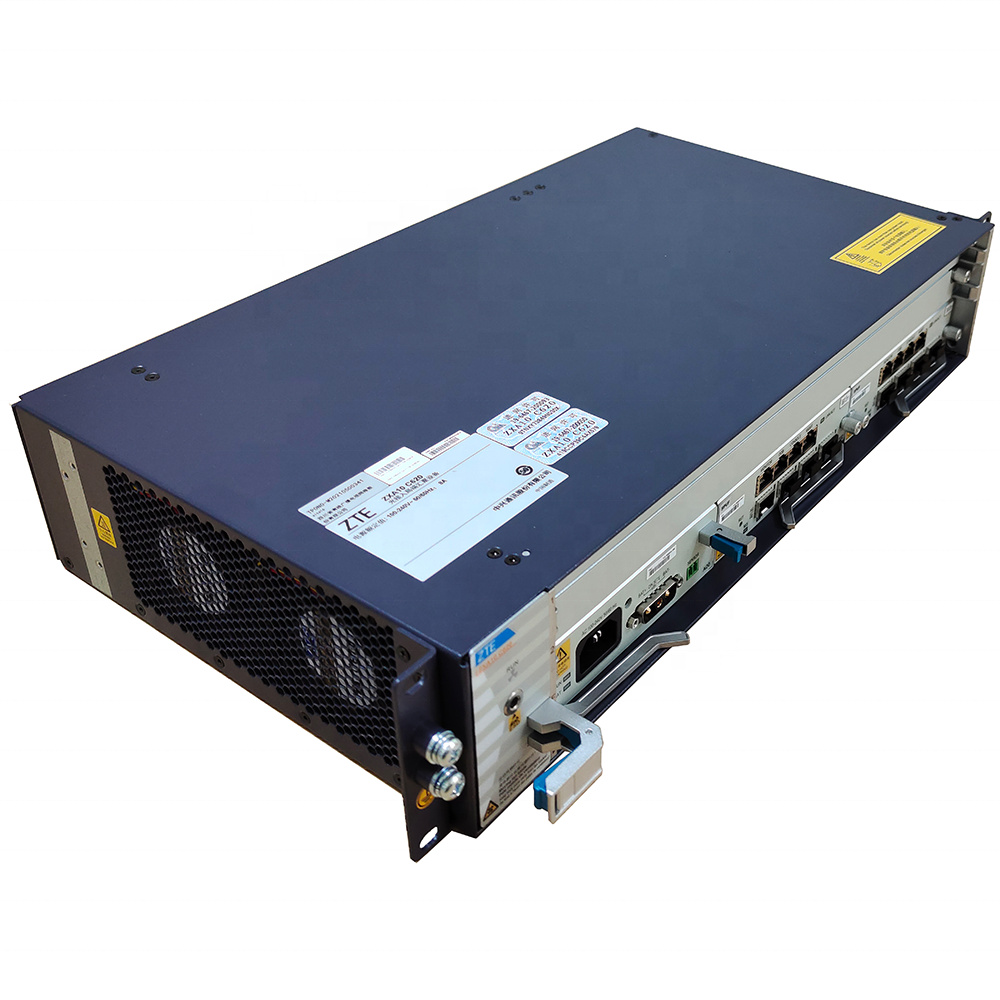 ZTE C 600 10G OLT Supports XGPON GPON Service Optical Fiber Access 10G EPON