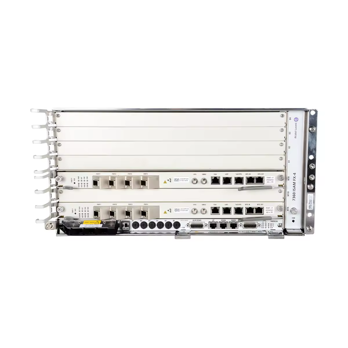 FGLT-B C+ NOKIA Alcatel-Lucent 7360 ISAM FX 16-port GPON OLT line termination board with C+ module