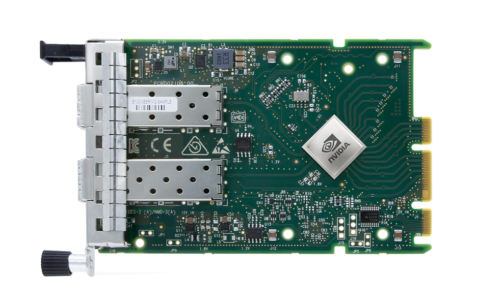 NVIDIA MCX631432AN-ADAB ConnectX-6 Lx EN Adapter Card OCP3.0 25GbE Crypto Disabled Dual Port Ethernet Network Card