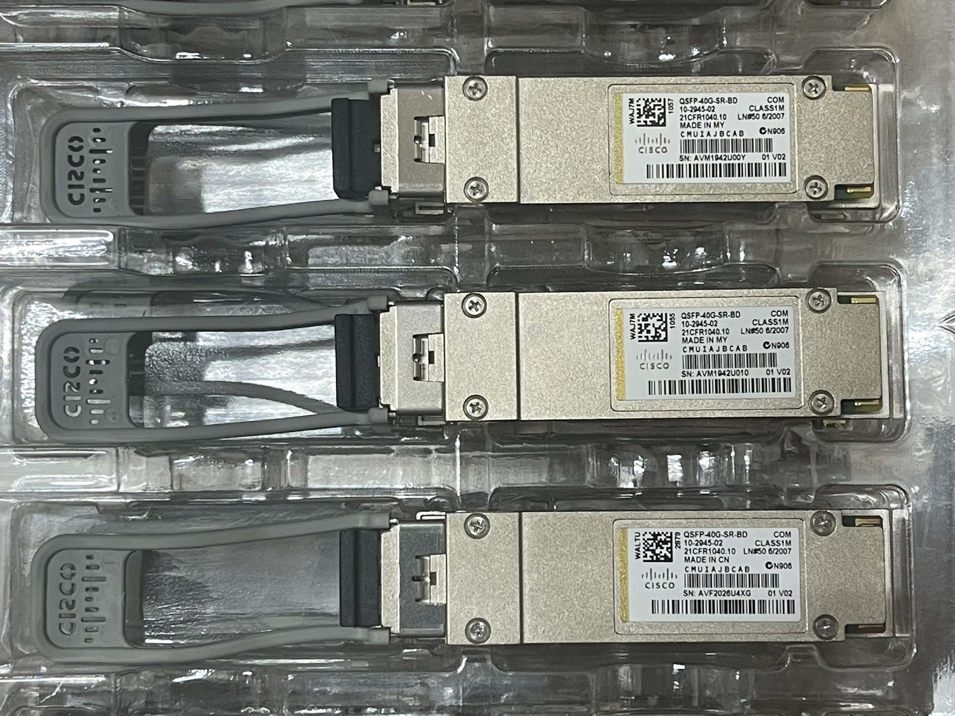 Cisco QSFP-40G-SR-BD 40GBASE-SR Bi-Directional QSFP Module for Duplex MMF