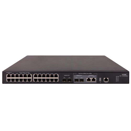 H3C EWP-WX3024H无线控制器 WX3024H 28端口千兆(24 PoE Plus+2 SFP Plus+2 SFP Combo) 无线AC