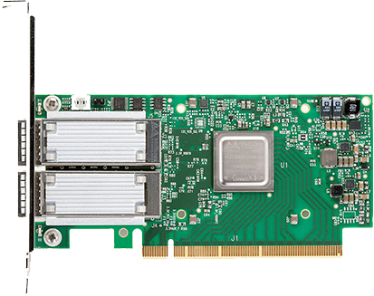 MELLANOX万兆网卡MCX311A-XCAT ConnectX-3 EN PCI-EX4迈络思10G MCX311A-XCAT大小2个挡片(盒包）