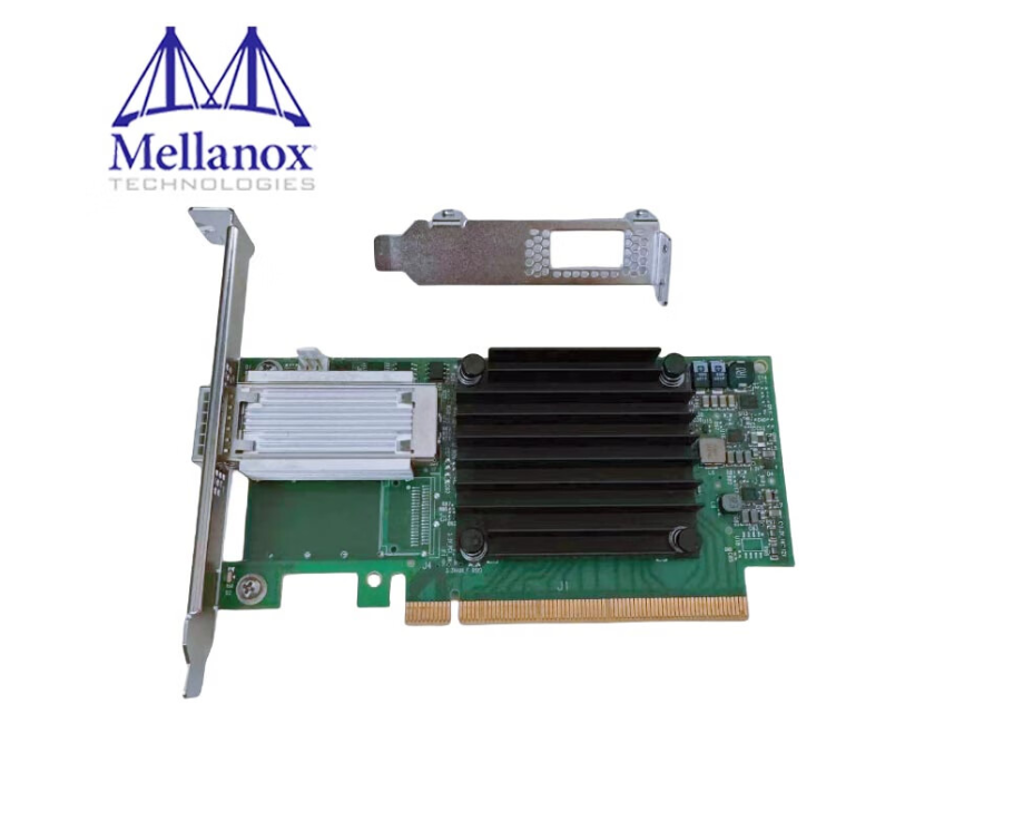 Mellanox MCX566A-CDAB ConnectX-5 Ex EN Adapter Card for OCP3.0 with Host Management 100GbE Dual-Port QSFP28 PCIe4.0 x16 Thumbscrew (Pull Tab) Bracket