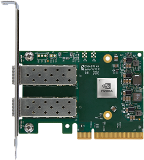 Mellanox MCX654106A-HCAT ConnectX-6 VPI Adapter Card HDR InfiniBand and 200GbE Dual-Port QSFP56 Socket Direct 2x PCIe 3.0 x16 Tall Brackets