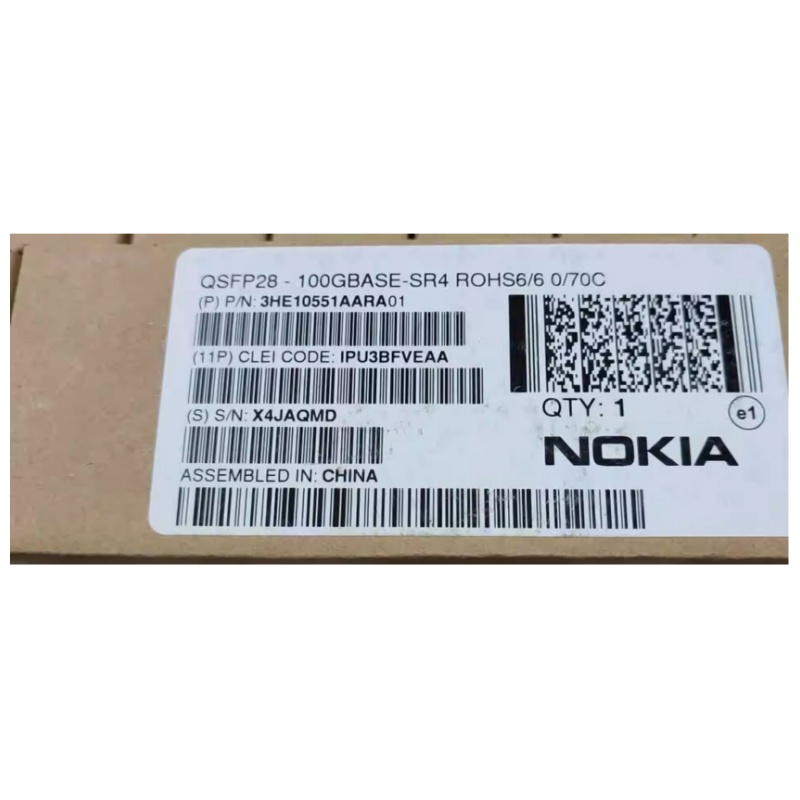 Nokia 3HE10551AA RA 01 QSFP28-100G-SR4