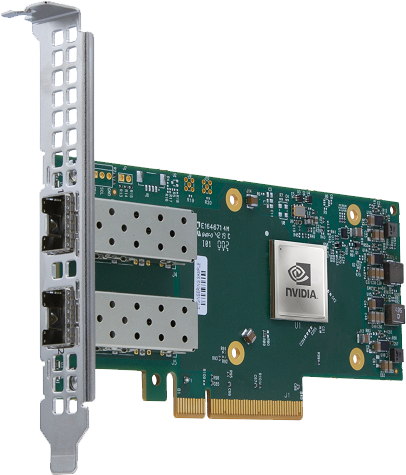 NVIDIA Mellanox MCX623102AC-GDAT ConnectX-6 Dx EN Adapter Card 50GbE Crypto Enabled Dual Port Ethernet Network Card