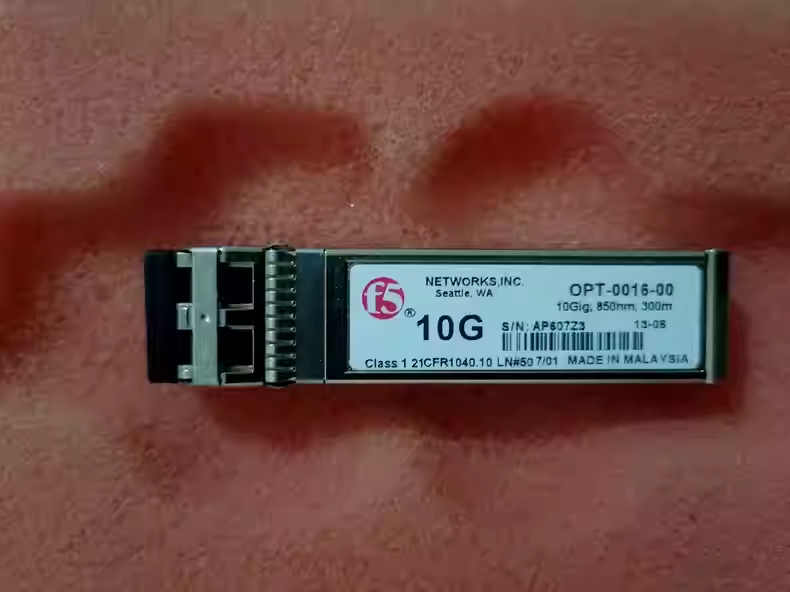 F5 F5-UPG-SFP+-R (OPT-0016-00) 10GBASE-SR ROHS 850nm 300m LC Duplex Multi Mode MMF Fiber Ethernet Transceiver Modules