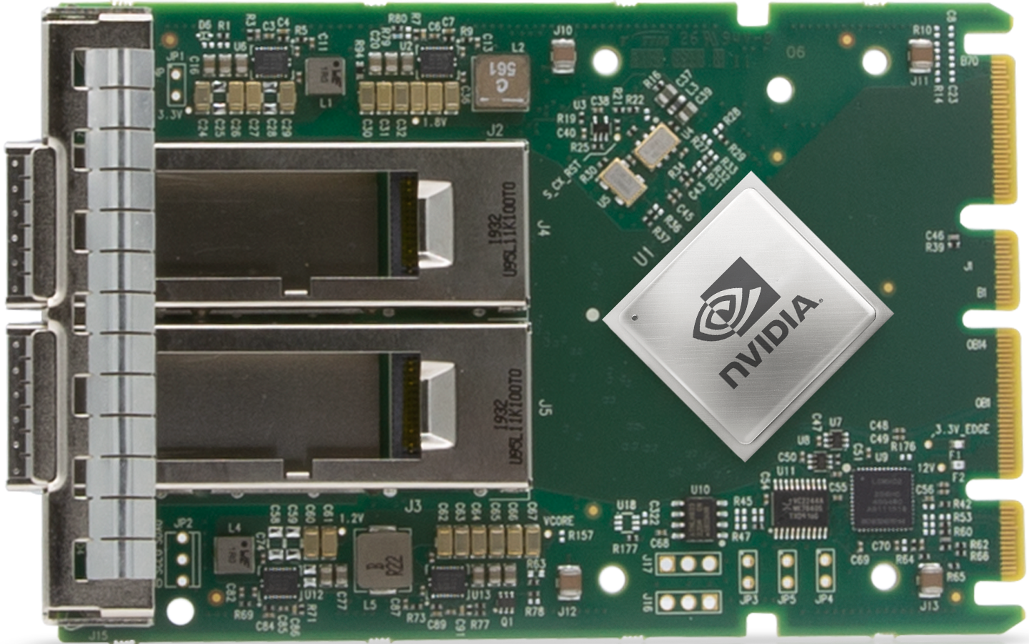 NVIDIA MCX653436A-HDAI ConnectX-6 VPI Adapter Card OCP3.0 HDR/200GbEDaul Port QSFP56 InfiniBand Network card