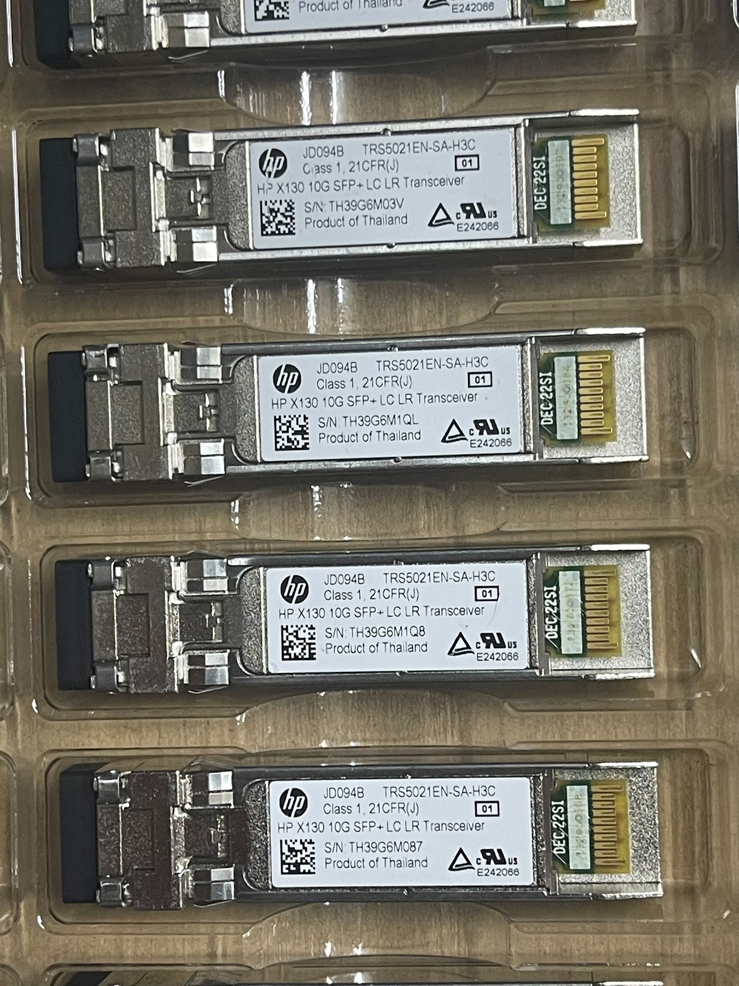 HP JD094B Compatible 10G SFP+ SMF 1310nm LC LR 10km Transceiver module