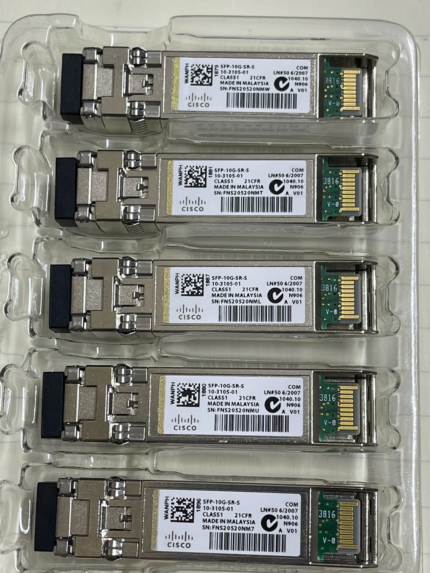 CISCO SFP-10G-SR-S 10GBASE-LR SFP+ Module for SMF Transceiver Module 